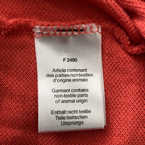 Lacoste Men’s Polo, size 5 (L), Coral - Picture 5 of 8